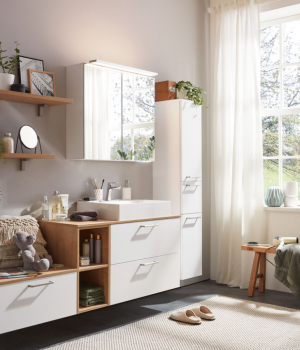 The Benefits Of Vanity With Sink And Shelves